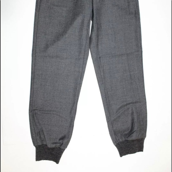 J. Crew Drawstring Comfort Wool Blend Jogger Pants Charcoal Gray Women's Size 00 - Picture 7 of 7